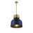 Meridian Vintage 1 Light 18" Pendant