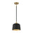 Savoy House 1-Light 9" Pendant, Matte Black/Natural Brass - M70118MBKNB