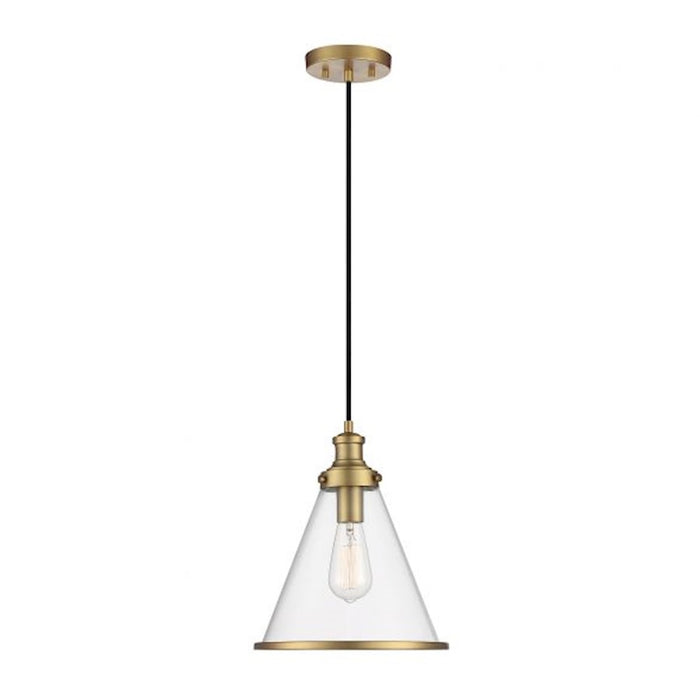 Savoy House 1-Light 13" Pendant, Natural Brass - M70121NB