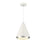 Savoy House 1-Light 12" Pendant, White/Polished Nickel - M70122WHPN