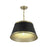 Savoy House 3-Light 18" Pendant, Matte Black/Natural Brass