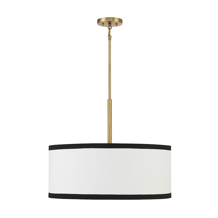 Savoy House 5-Light 20" Pendant, Natural Brass