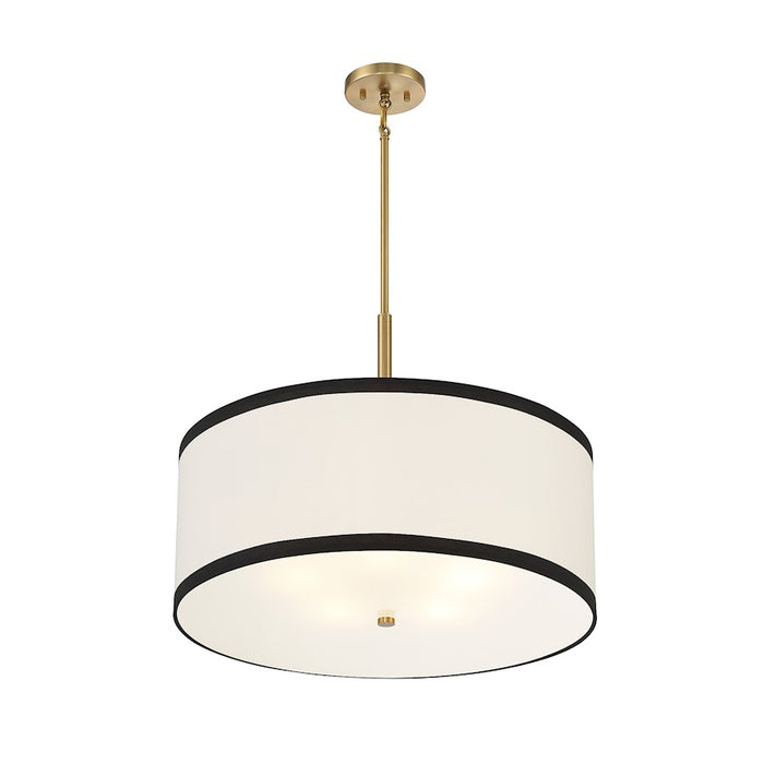 Savoy House 5-Light 20" Pendant, Natural Brass