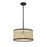 Savoy House 1-Light Pendant, Natural Cane/Matte Black