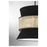 Savoy House 1-Light Pendant, Natural Cane/Matte Black
