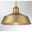 Meridian Vintage 1 Light 8" Pendant
