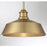 Savoy House 1-Light 8" Pendant, Natural Brass