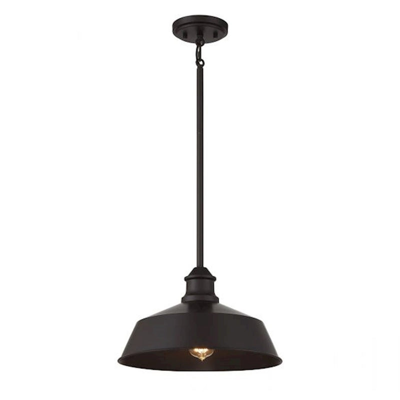 Meridian Vintage 1 Light 8" Pendant