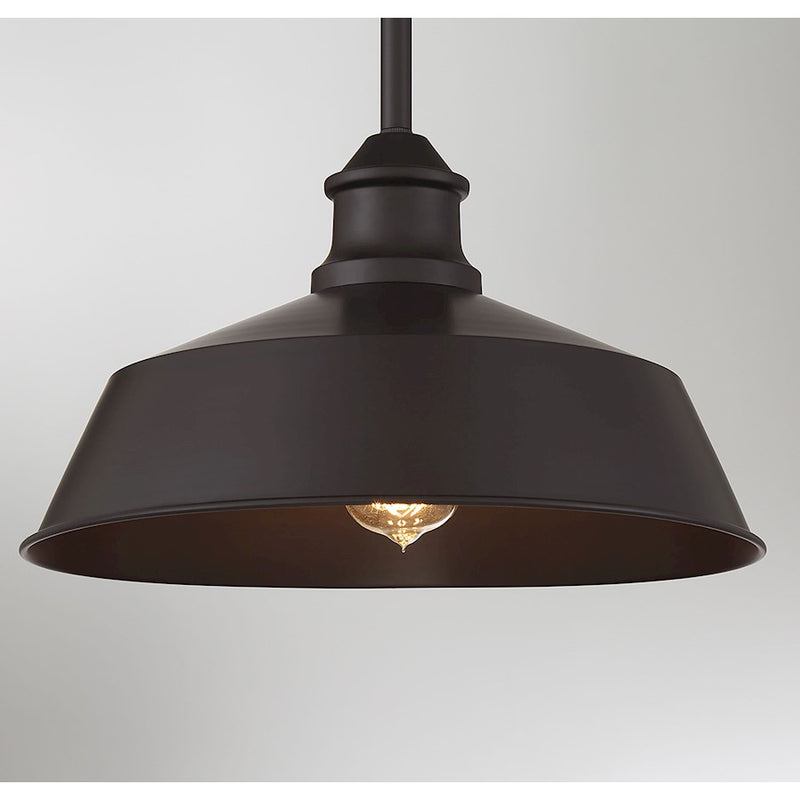 Meridian Vintage 1 Light 8" Pendant