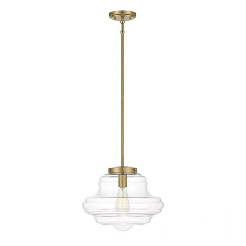 Meridian Vintage 1 Light 11" Pendant