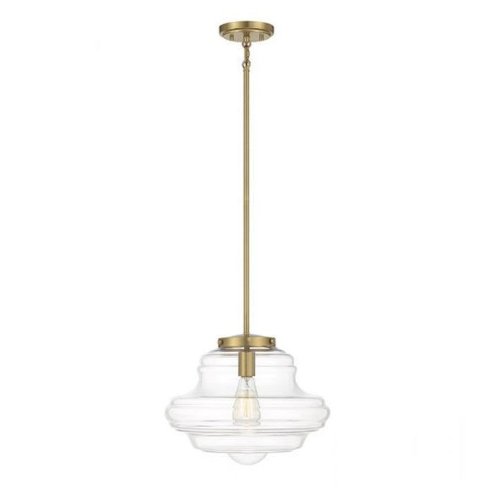 Meridian Vintage 1 Light 11" Pendant