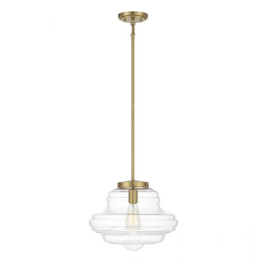 Meridian Vintage 1 Light 11" Pendant
