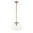 Savoy House 1-Light 12" Pendant, Natural Brass