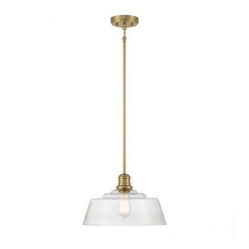 Meridian Vintage 1 Light 15" Pendant