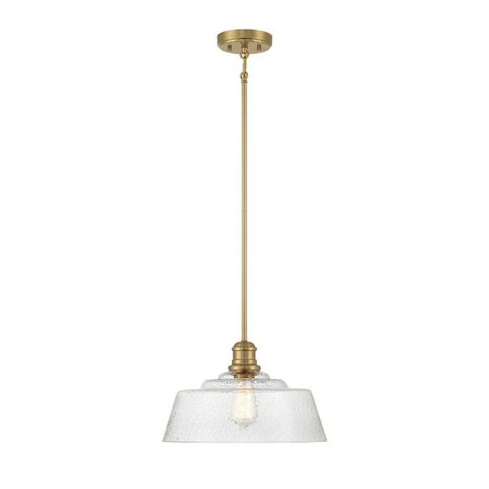 Meridian Vintage 1 Light 15" Pendant