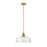 Savoy House 1-Light 15" Pendant, Natural Brass