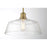 Meridian Vintage 1 Light 15" Pendant