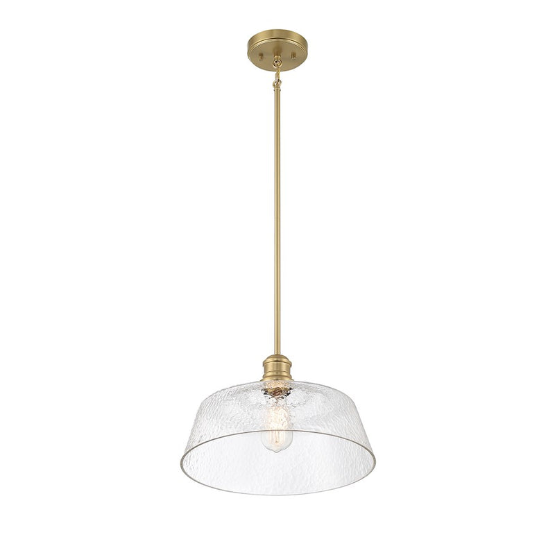 Meridian Vintage 1 Light 15" Pendant