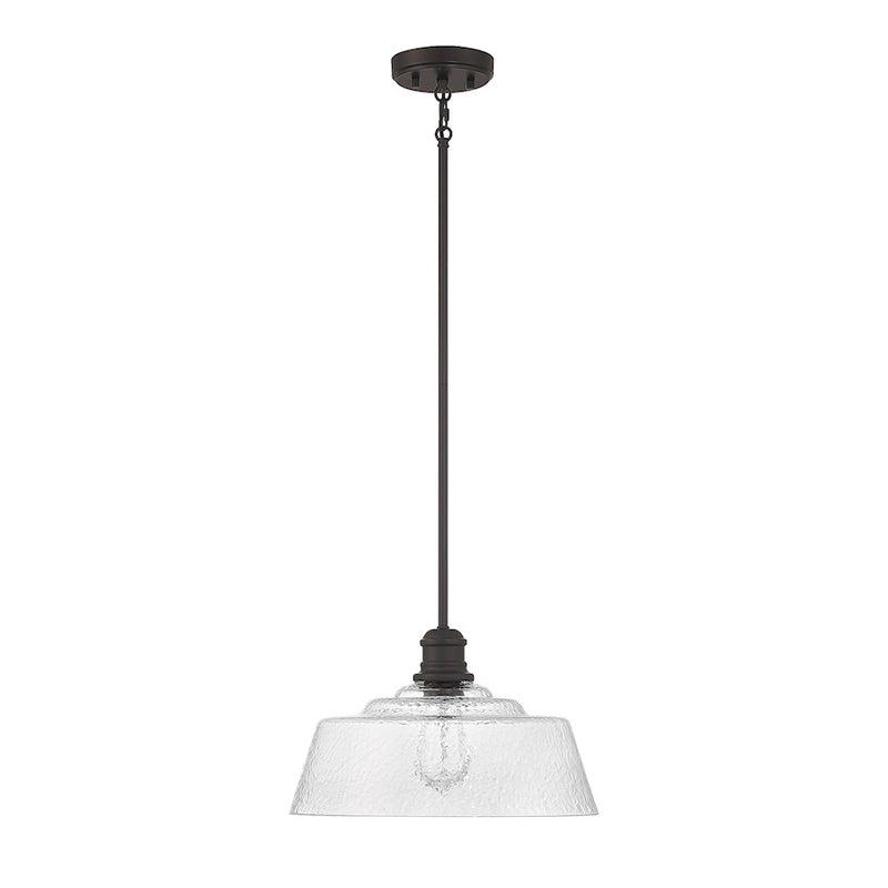 Meridian Vintage 1 Light 15" Pendant