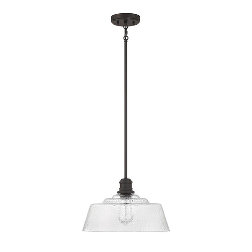 Savoy House 1-Light 15" Pendant, Oil Rubbed Bronze