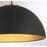 Savoy House 1-Light 10" Pendant, Matte Black/Natural Brass