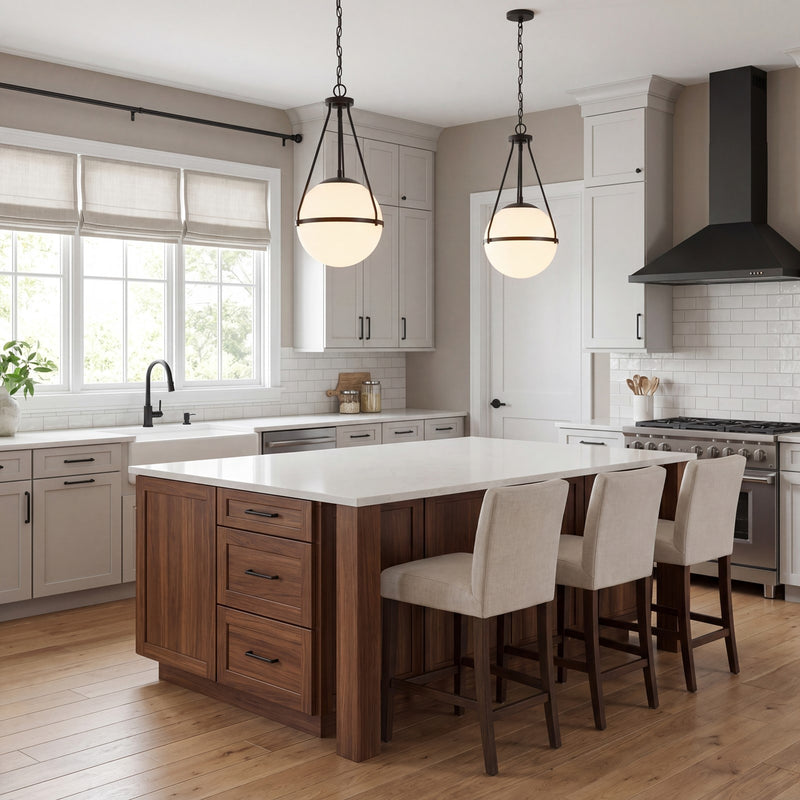 Savoy Meridian 1 Light 25" Pendant
