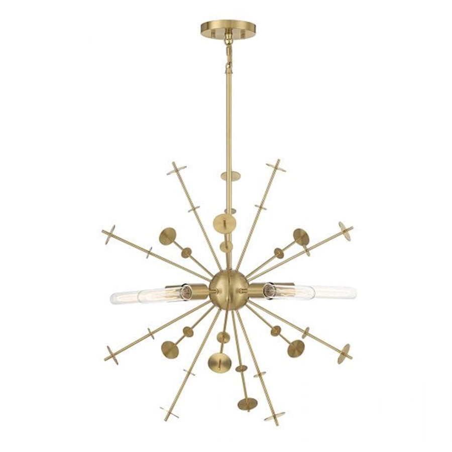 Savoy House 7027 5-Light 26" Pendant, Natural Brass - M7027NB