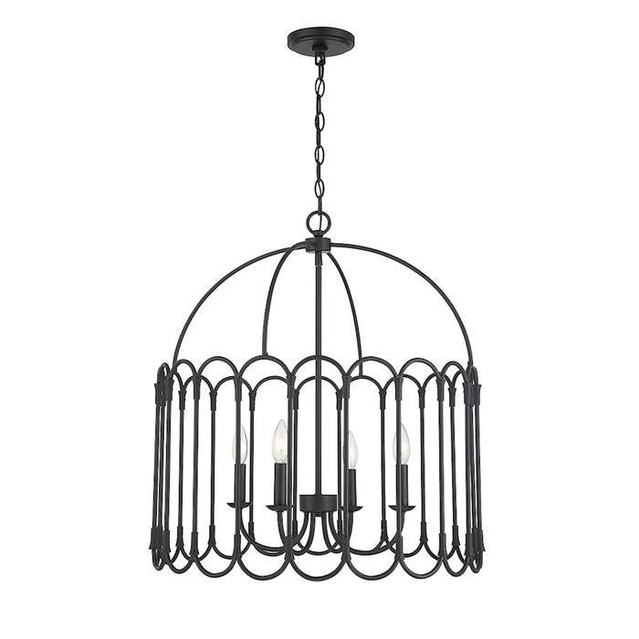 Savoy House 4-Light 24" Pendant, Matte Black - M7029MBK