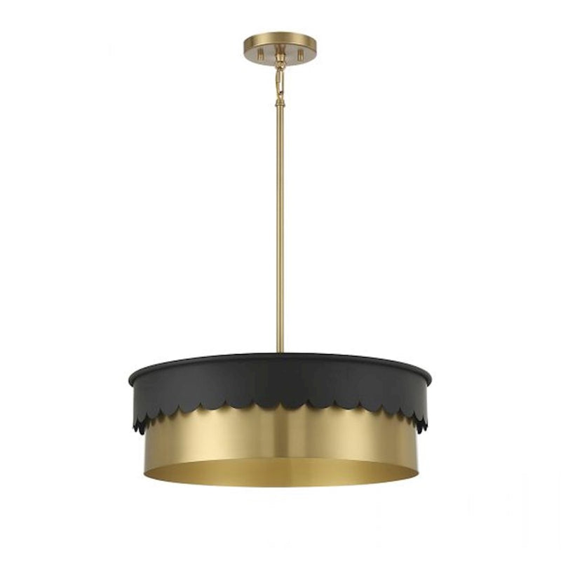 Savoy Meridian 4 Light 20" Pendant