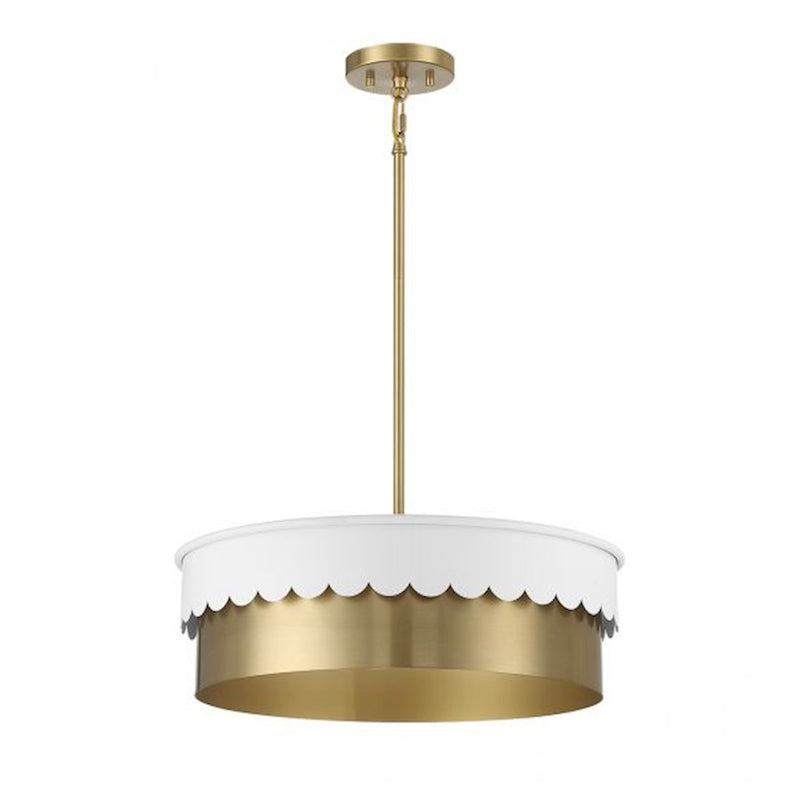 Savoy Meridian 4 Light 20" Pendant