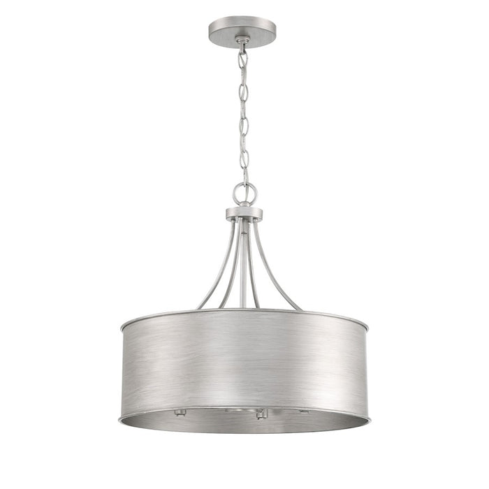 Meridian 4 Light Pendant, Antique Silver