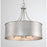 Meridian 4 Light Pendant, Antique Silver