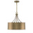 Meridian 4 Light Pendant, Brushed Gold