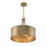 Meridian 4 Light Pendant, Brushed Gold