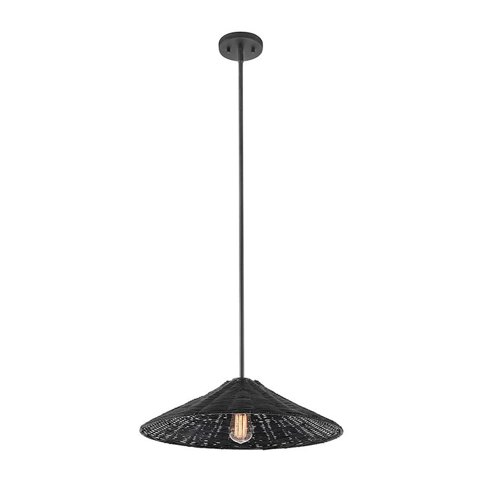 Savoy House 1-Light 20" Pendant, Matte Black