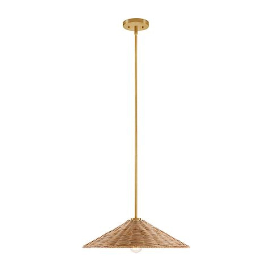 Savoy House 1-Light 20" Pendant, Natural Brass - M7041NB