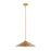 Meridian 1 Light 20" Pendant, Natural Brass