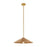 Meridian 1 Light 20" Pendant, Natural Brass