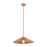 Meridian 1 Light 20" Pendant, Natural Brass