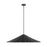 Meridian 1 Light 35" Pendant, Matte Black