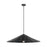 Meridian 1 Light 35" Pendant, Matte Black
