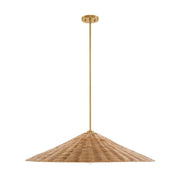 Savoy House 1-Light 35" Pendant, Natural Brass - M7042NB