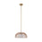 Savoy House 1-Light Convertible Pendant Or Semi-Flush, Natural Brass