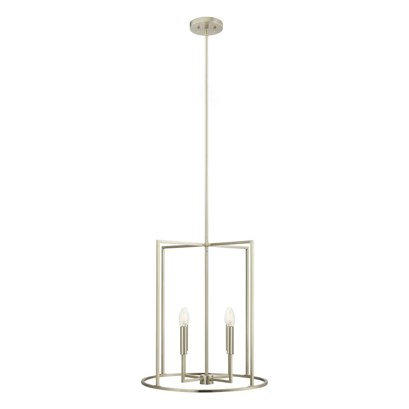 Savoy House Meridian 4Lt Pendant, Brushed Nickel