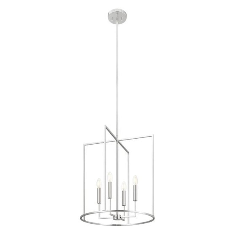 Savoy House Meridian 4Lt Pendant, Chrome