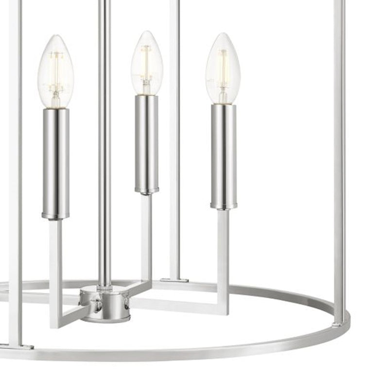 Savoy House Meridian 4Lt Pendant, Chrome