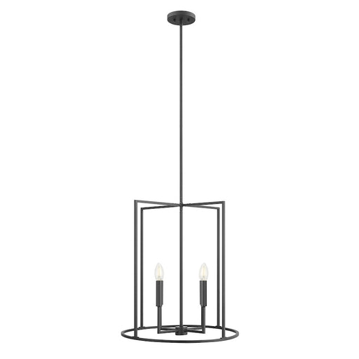 Savoy House Meridian 4Lt Pendant, Black - M7044MBK