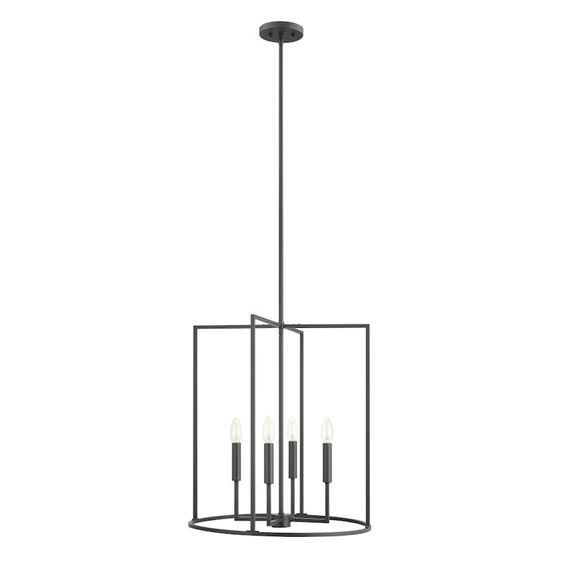 Savoy House Meridian 4Lt Pendant, Black