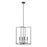 Savoy House Meridian 4Lt Pendant, Black