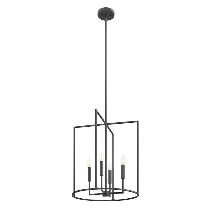 Savoy House Meridian 4Lt Pendant, Black